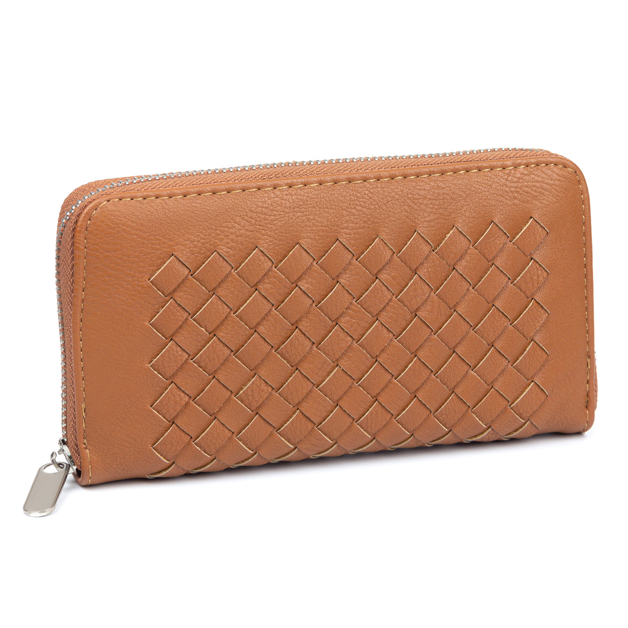 Гаманець зі штучної шкіри коричневий