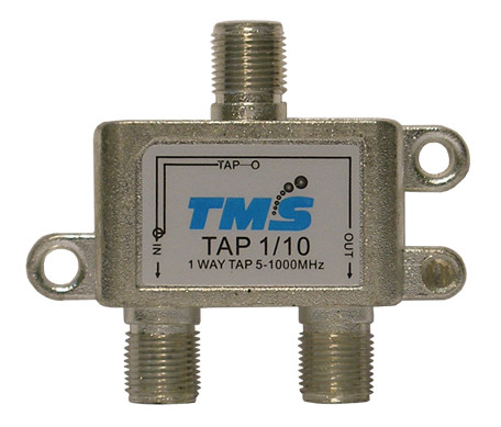 Ответвитель абонентский TAP 1/10 TMS (один выход -10дБ, проходной выход) - фото 1 - id-p161606288