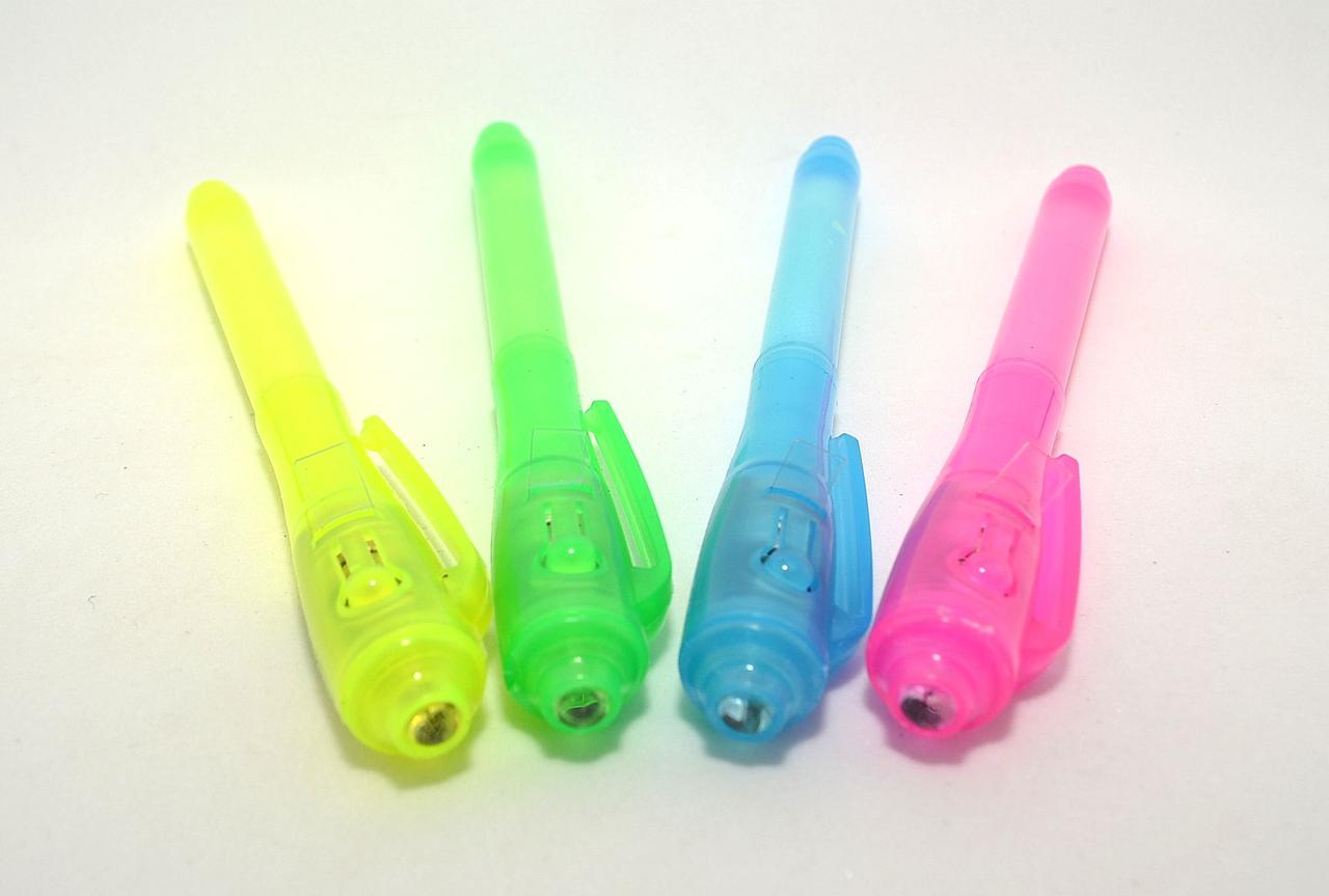 Ручка с невидимыми чернилами и ультрафиолетовым фонариком - фото 2 - id-p516047432