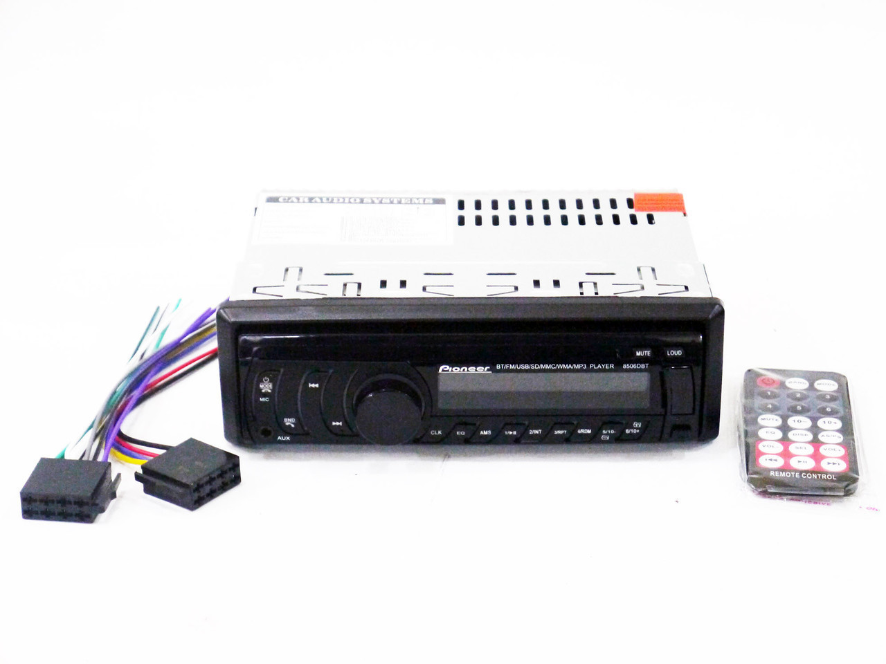 Автомагнитола 1DIN MP3-8506 RGB (Black) / Автомобильная магнитола, RGB панель + пульт управления - фото 3 - id-p1202072061