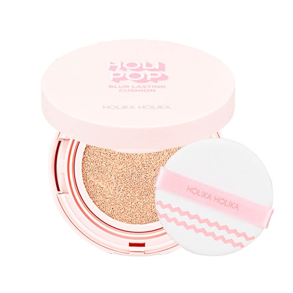 Кушон для обличчя Holika Holika Holi Pop Blur Lasting Cushion 02 Pink Blur SPF50+ PA+++ 13 мл, фото 1