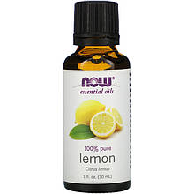 Ефірна олія лимона NOW Foods, Essential Oils "Lemon" (30 мл)