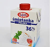 Вершки тваринні Польські 36% 500 мл