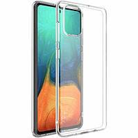 Чохол Ou Case для Samsung Galaxy A71 Unique Skid Silicone, Transparent