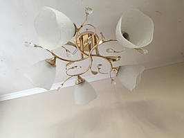 Люстра на п'ять 5 плафонів 2647