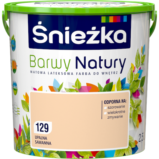 Фарба латексна Sniezka Barwy Natury 129Т ГАРЯЧА САВАНА 2.5 л