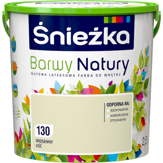 Фарба латексна Sniezka Barwy Natury 130Т ВЕСНЯНИЙ ЛИСТ 2.5 л