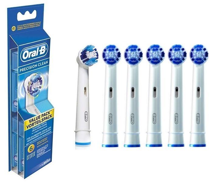 Змінні насадки для електричної зубної щітки Oral-B EB20 Precision Clean 6 шт