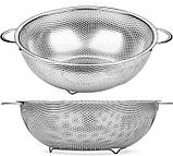 Друшляк Dynasty BaoPing Ø19см greenpharm сталевий з плоским дном, фото 2