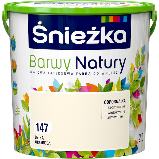 Фарба стійка латексна Sniezka Barwy Natury 147Т ДИКА ОРХІДЕЯ 2.5 л