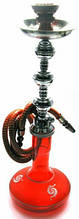 Кальян из стекла красный