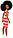 Лялька Барбі  Модниця Stripe Cut-Out Dress 105 (Barbie Fashionistas Curvy Body Type with Stripe Cut-Out Dress), фото 5