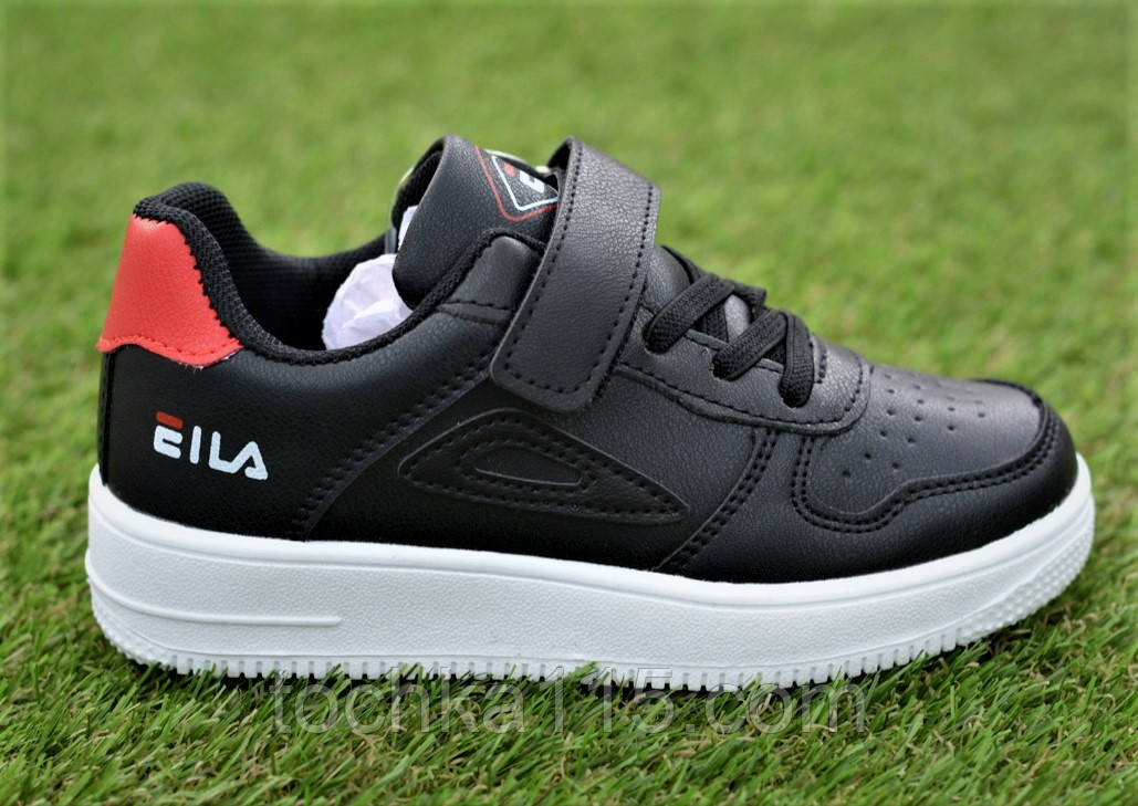 Дитячі кросівки аналог Nike air force black найк аїр форс чорний р33-34