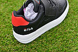 Дитячі кросівки аналог Nike air force black найк аїр форс чорний р33-34, фото 6