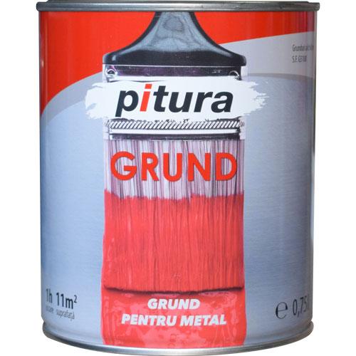 Ґрунт Kober Pitura-Грунтовка алкідна-Сіра — 0,75 л