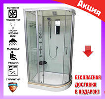 Гідромасажний бокс 120*80 см Veronis BN-5-120 L лівобічний