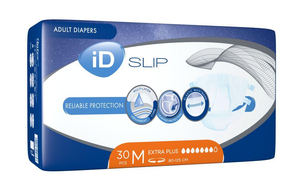 Подгузники для взрослых айди слип iD Expert Slip Extra Plus M 80-125 см эксперт 30шт - фото 1 - id-p630988436