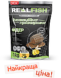 Прикормка риболовна Real Fish  Фідер  Бісквіт-Ваніль, фото 2