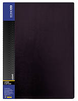 Папка з боковим притиском Economix Light, чорна