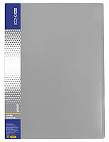 Папка з боковим притиском Economix Light, сіра