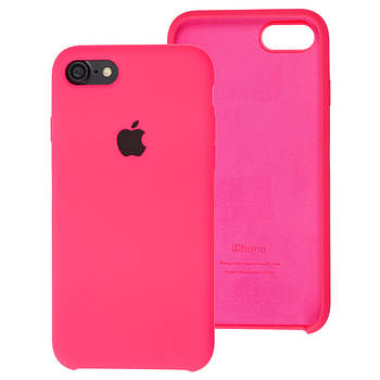 Чохол Silicone Case для Apple iPhone 7 / 8 / SE 2020 Shiny Pink