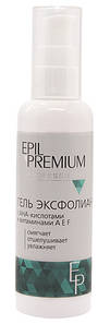 Гель-ексфоліант Epil Premium з AHA-кислотами і вітамінами A, E і F 100 мл