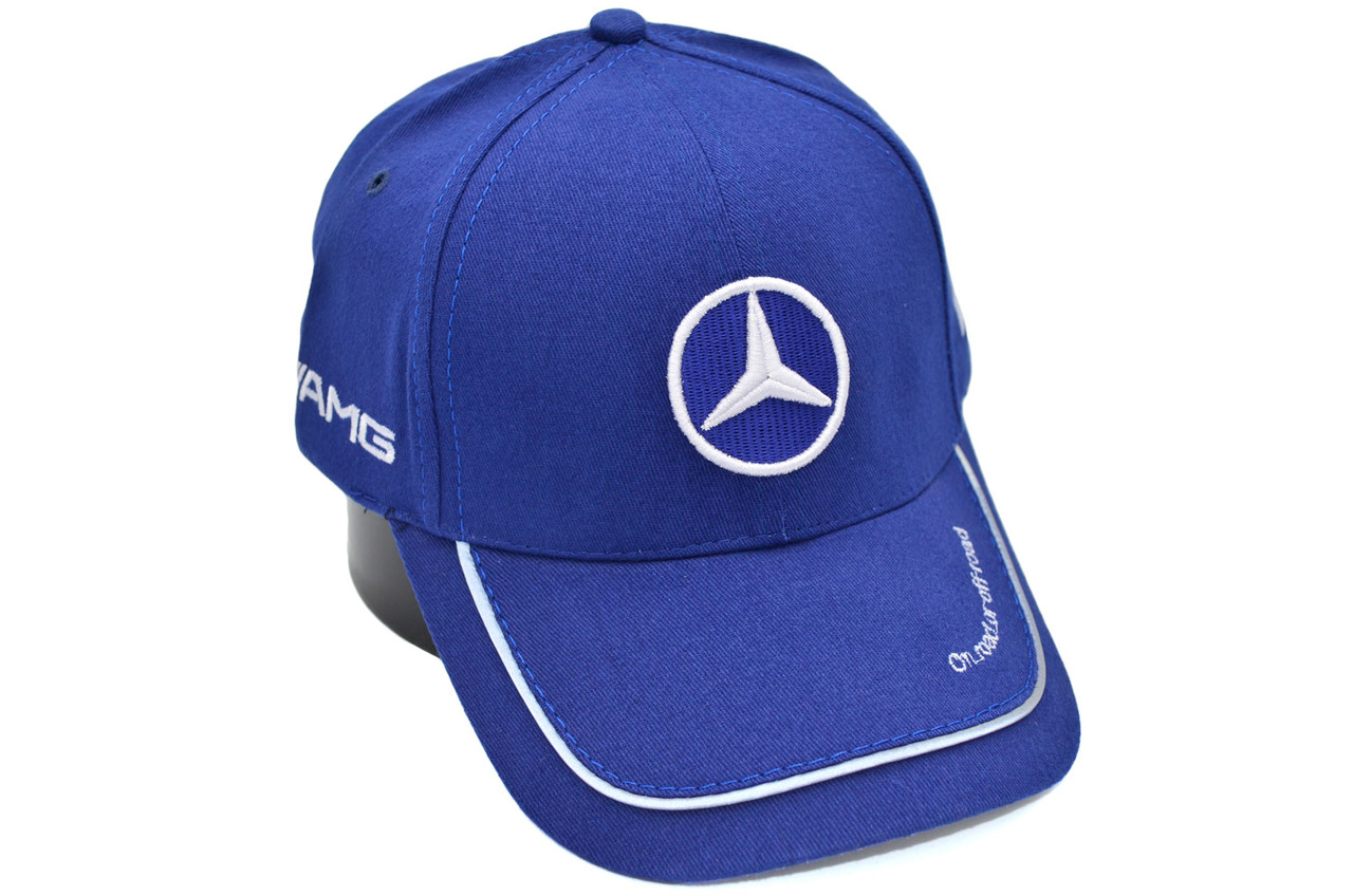 Кепка Fang з автомобільним логотипом Mercedes-Benz 56-58 см синя (F 0919-185)