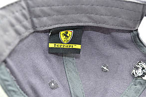 Кепка Sport Line з автомобільним логотипом Ferrari сіра (S 0919 183), фото 5