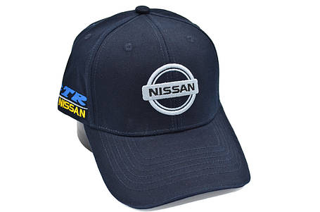 Кепка Sport Line з автомобільним логотипом Nissan темно-синя (S 0919-202), фото 1