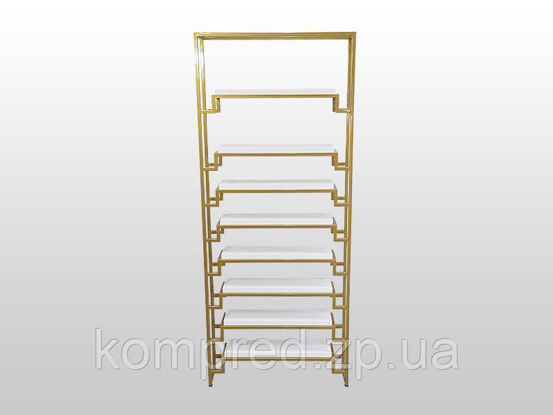 Вітрина для лаків 800х200х1900 Золотий Kompred OL113/1.1