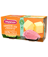 Пюре Plasmon Formaggino Fuso e Prosciutto 2х80гр