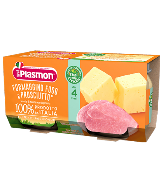 Пюре Plasmon Formaggino Fuso е Prosciutto 2х80гр