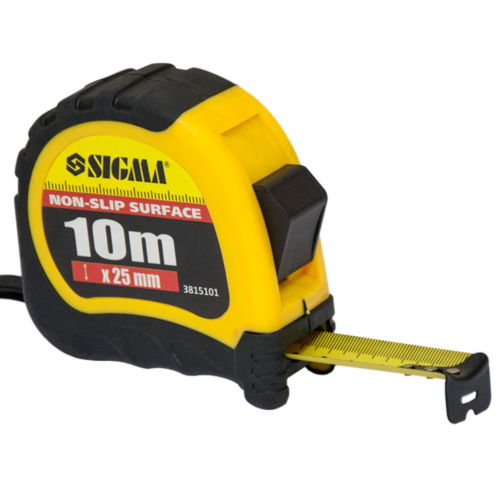Рулетка Shiftlock 10м×25мм SIGMA (3815101), фото 1