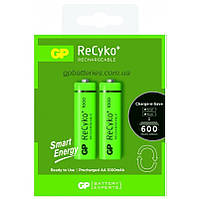 Акумулятори AA GP ReCyko+ (R6) 1000mAh NiMh 2шт (GP100AAHCN-GB2),V 1.2