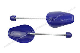 Формотримач для чоловічого взуття на спіралі (овальний носок) колір Синій