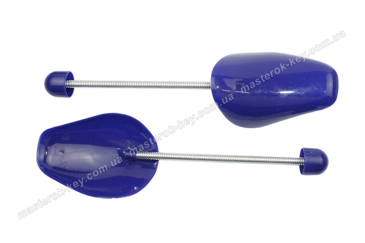 Формодержатель для мужской обуви на спирали (овальный носок) цвет Синий ...