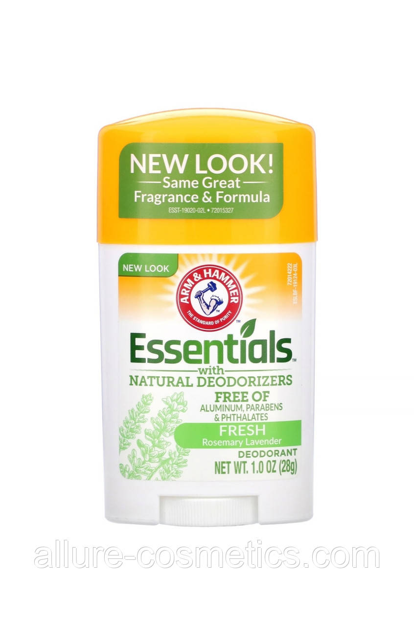 Прозорий дезодорант без металів Розмарин і лаванда Arm & Hammer Deodorant with Natural Deodorizers 28г