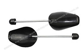 Формотримач для чоловічого взуття на спіралі (овальний носок) колір Чорний