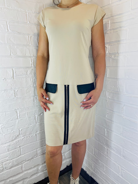 Плаття жіноче Sofi бежеве 46