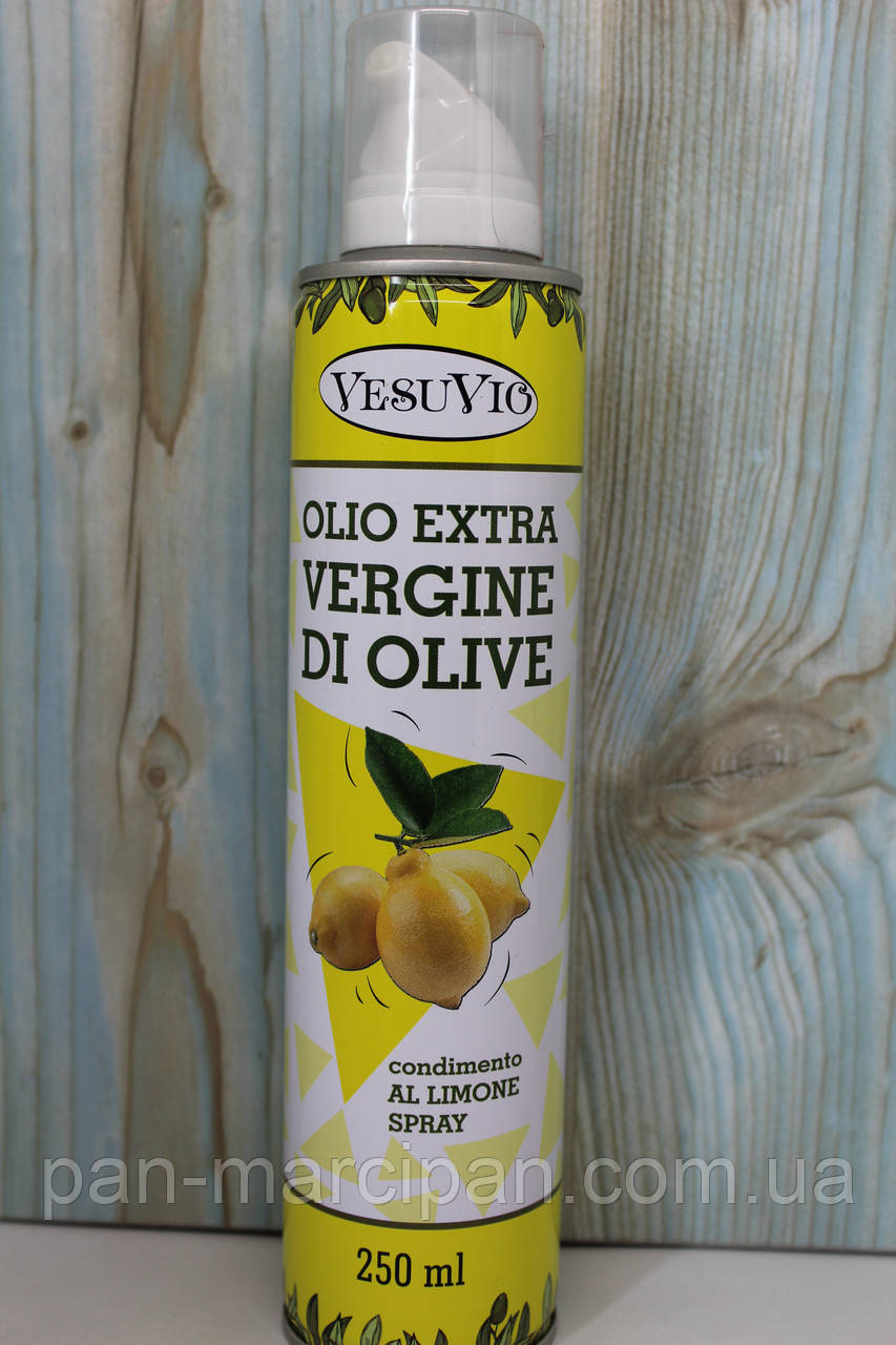 Аерозольна оливкова олія Vesuvio з лимоном 250ml, фото 1