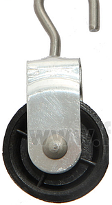 Ролик діаметром 40 мм, для підвішування ліній напування та годівлі