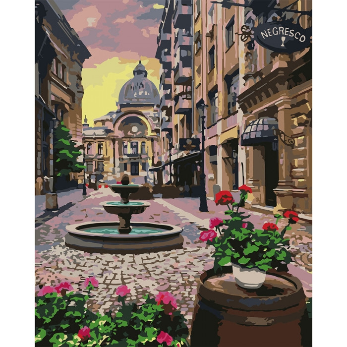 Картина за номерами 40×50 см . Вечірній затишок. Ідейка. КНО3573
