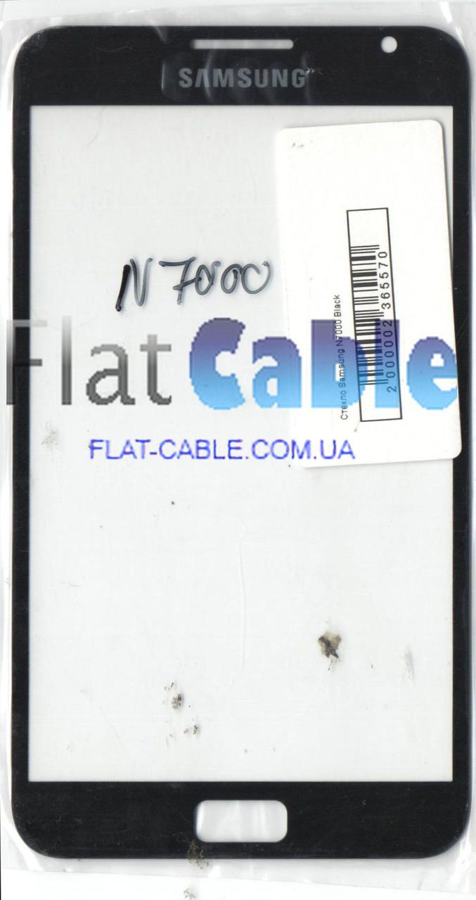 Корпусне скло дисплея Samsung N7000 Galaxy Note Black