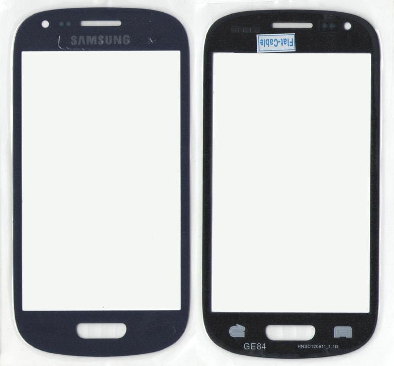 Корпусне скло дисплея Samsung i8190 Galaxy S III mini Blue