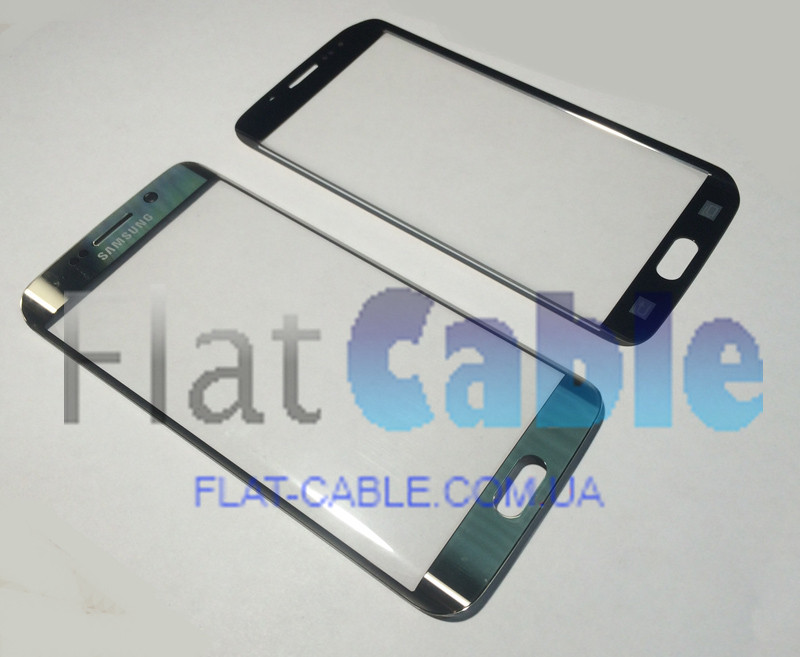 Корпусне скло дисплея Samsung G925 Galaxy S6 Edge Gold ORIGINAL