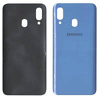 Крышка задняя Samsung A205 Galaxy A20 (2019) Синяя Оригинал Китай