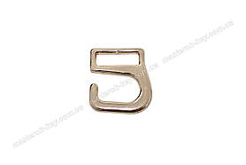 Гачок лінива застібка №3680 12мм 18*21 колір золото