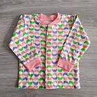 Кофта кардиганом на кнопках для новонароджених Кішечка Колічки Польща, фото 2