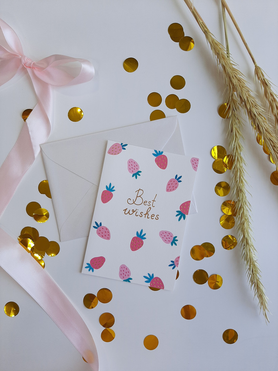 Поздоровчі листівки з днем народження "Birthday cards" 13х9 см, фото 1