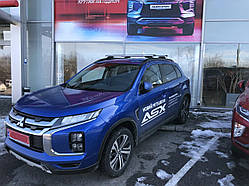Багажник на дах MITSUBISHI ASX 2010- поперечки на інтегрований рейлінг  Mitsubishi ASX Кенгуру